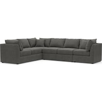 the pitt gray sectional   