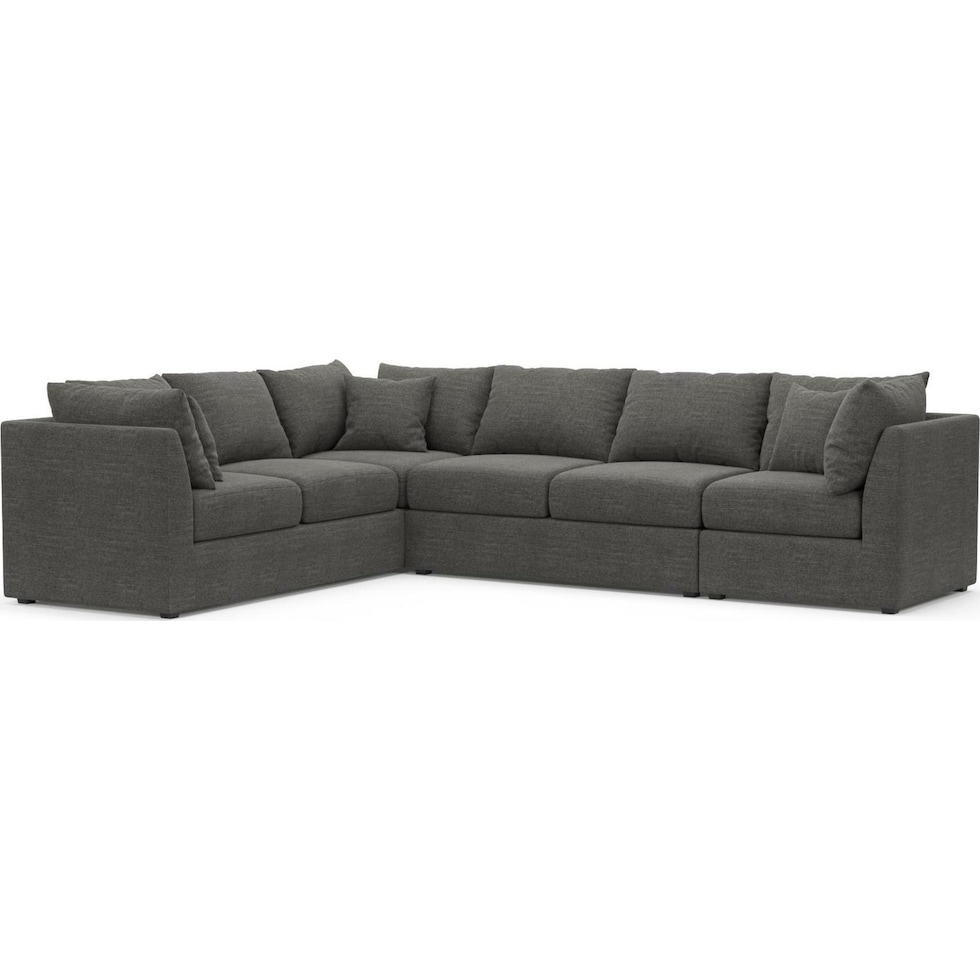 the pitt gray sectional   