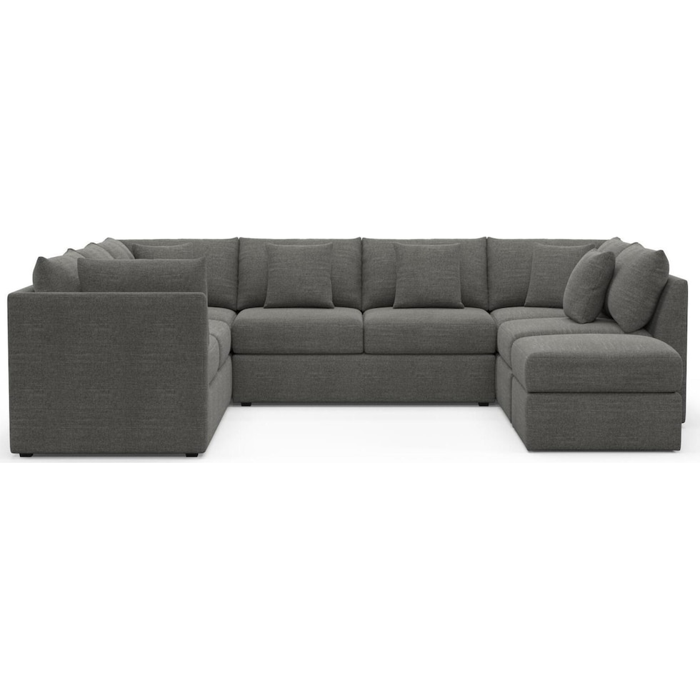 the pitt gray sectional   