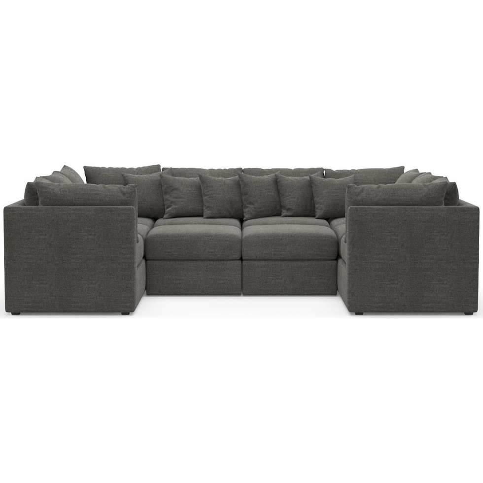 the pitt gray sectional   