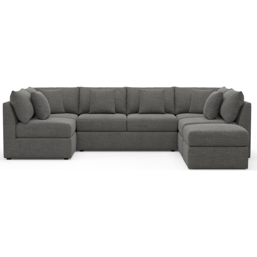 the pitt gray sectional   