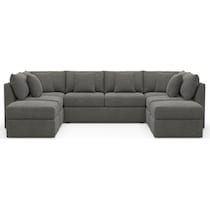 the pitt gray sectional   