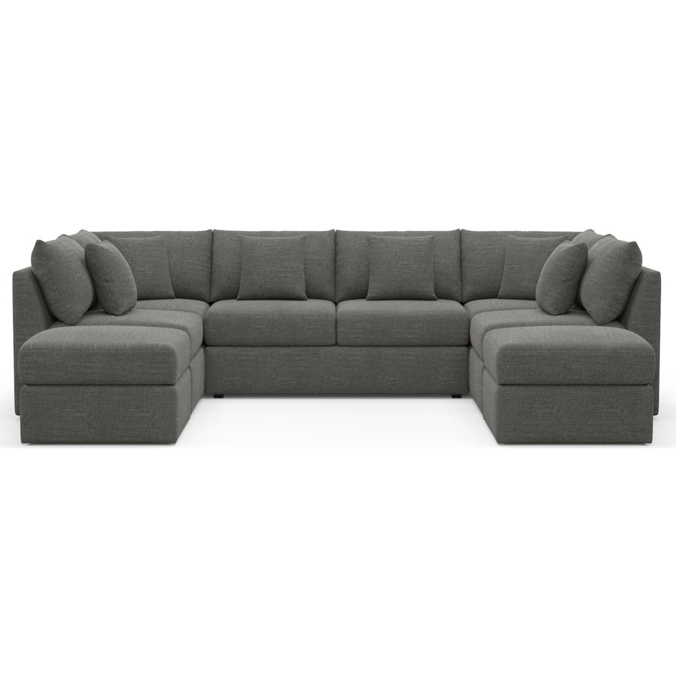 the pitt gray sectional   