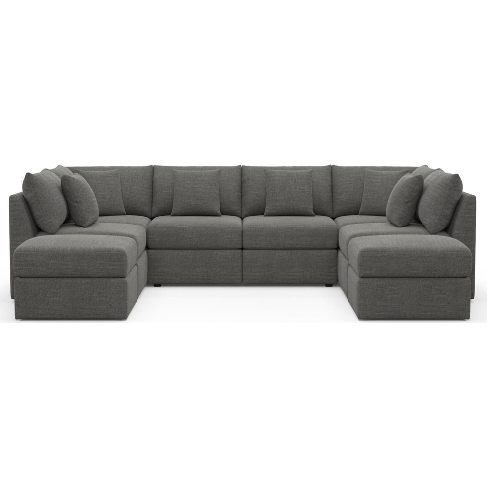 the pitt gray sectional   