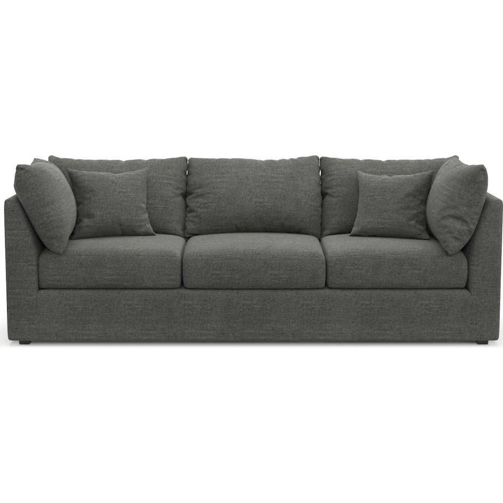 the pitt gray sofa   