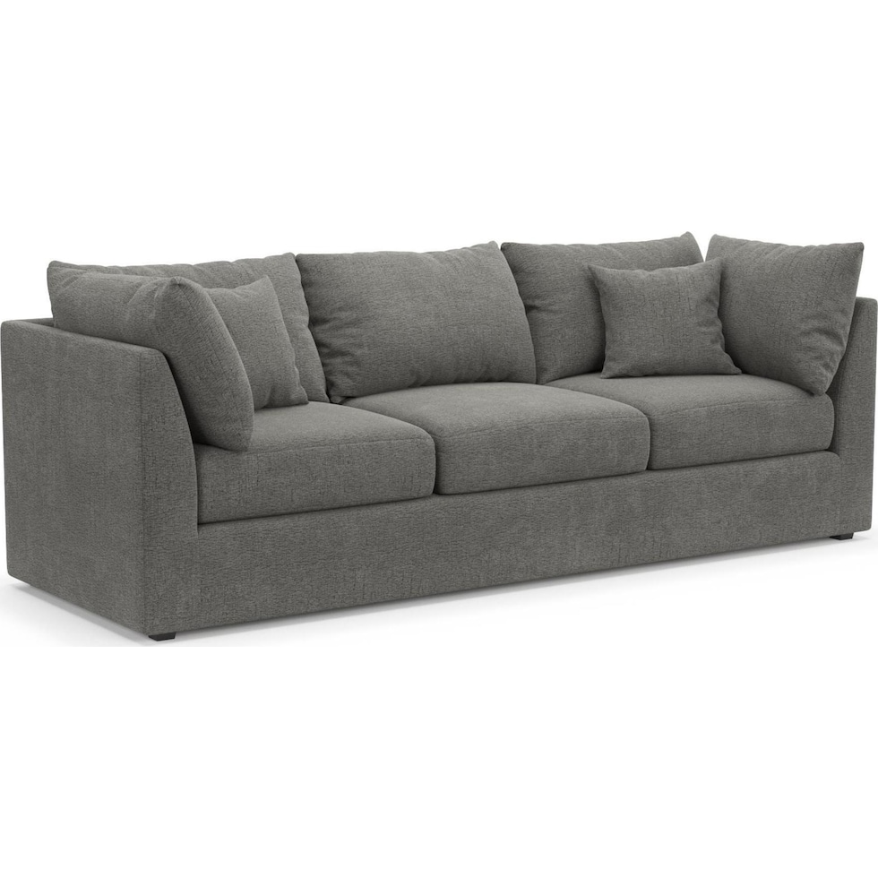 the pitt gray sofa   