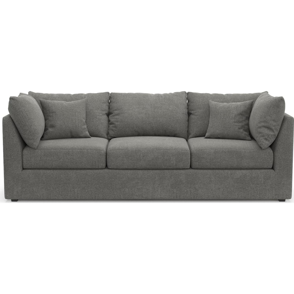 the pitt gray sofa   