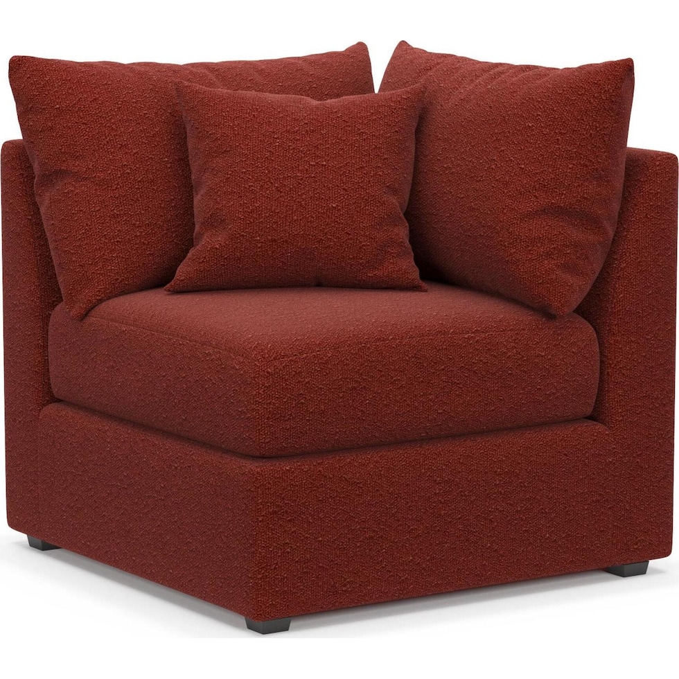 the pitt red corner chair   