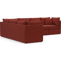 the pitt red sectional   