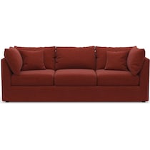the pitt red sofa   