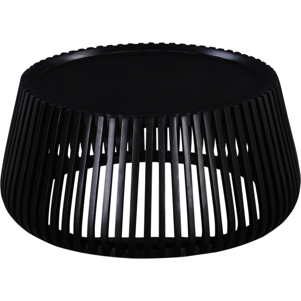 thelma black coffee table   