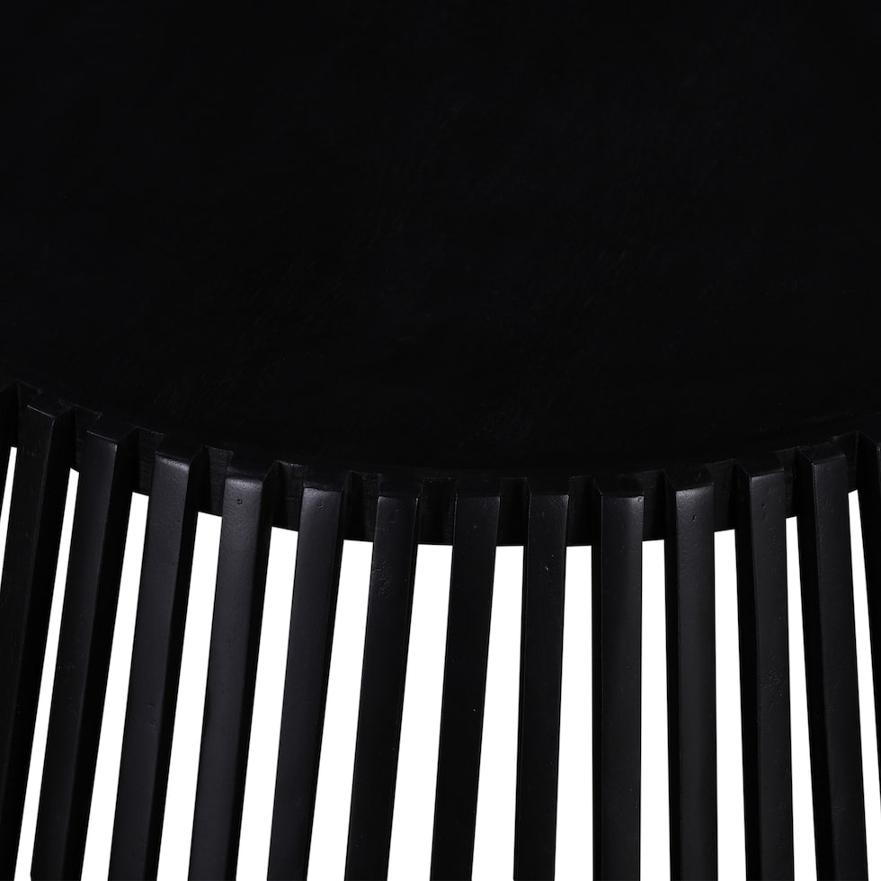 thelma black coffee table   