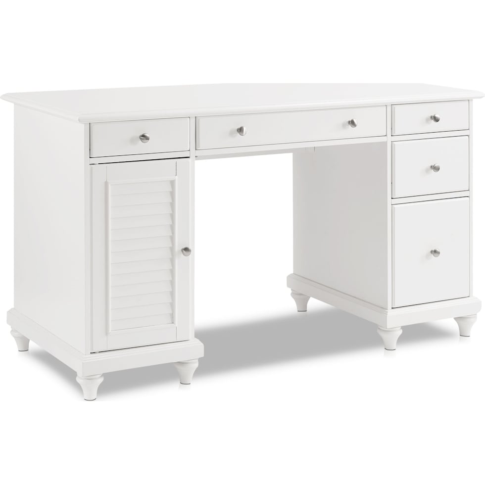 theo white desk   