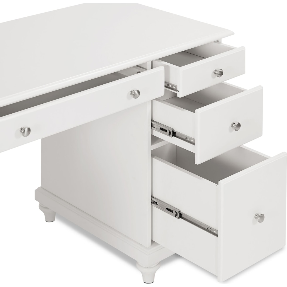 theo white desk   