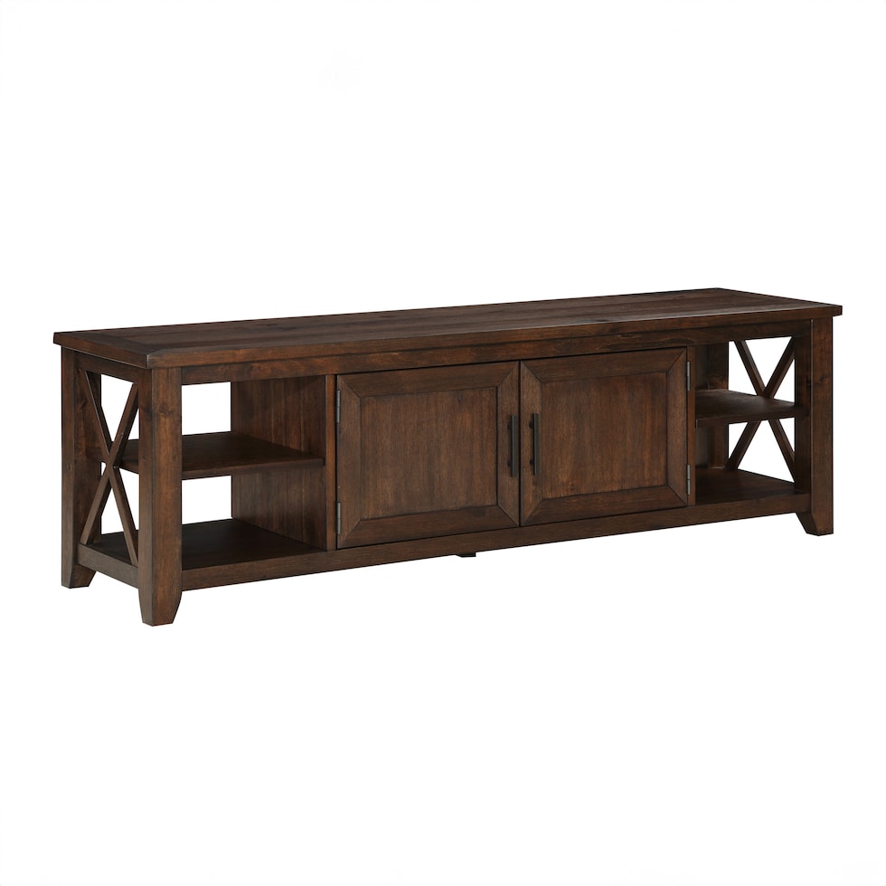 theodora dark brown tv stand   