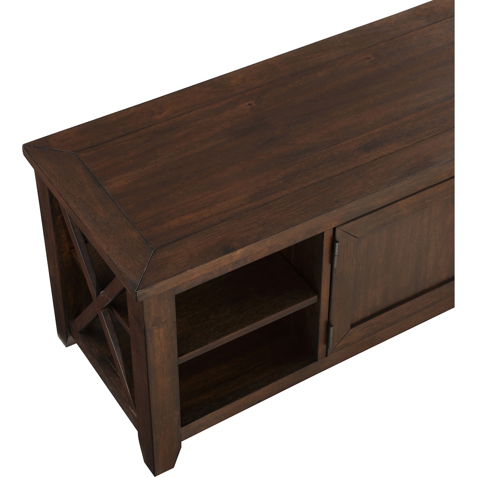 theodora dark brown tv stand   