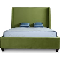 theron green queen bed   