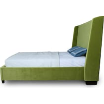 theron green queen bed   