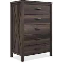thompson dark brown chest   