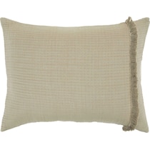 thoreau neutral pillow sham   