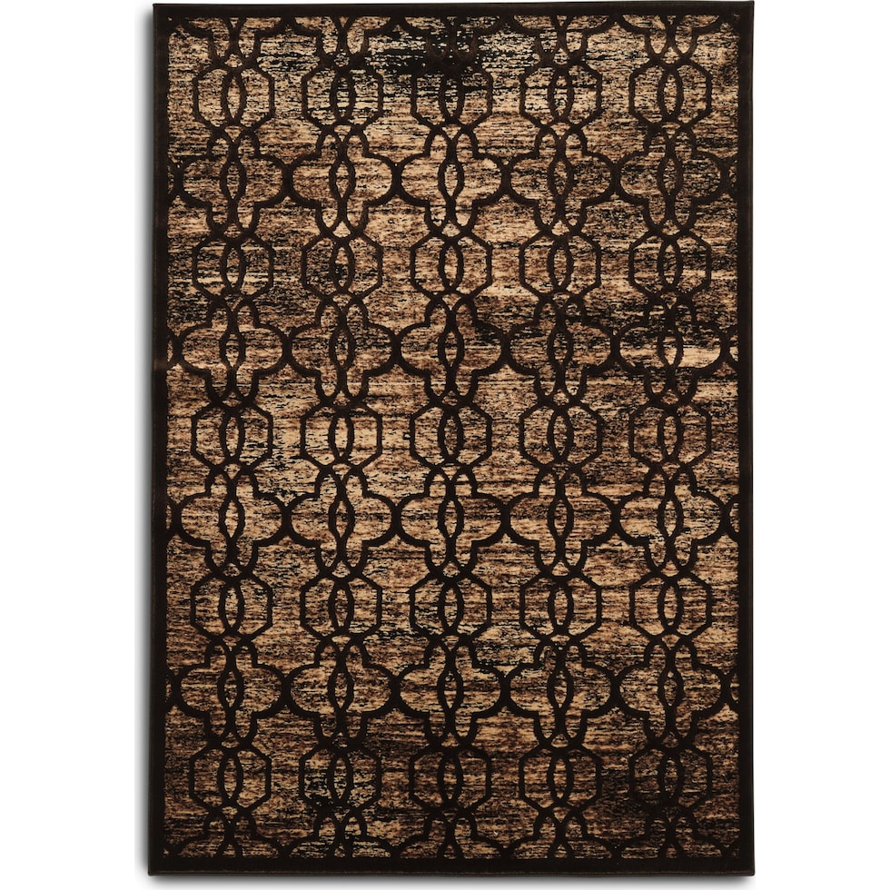 throne dark brown area rug  x    