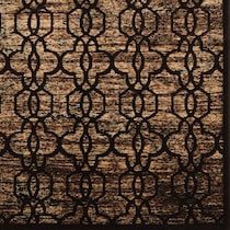 throne dark brown area rug  x    