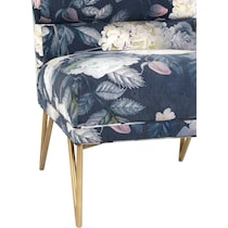tiana blue accent chair   
