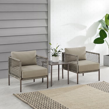 Tidal Bay 3-Piece Outdoor Chair Set