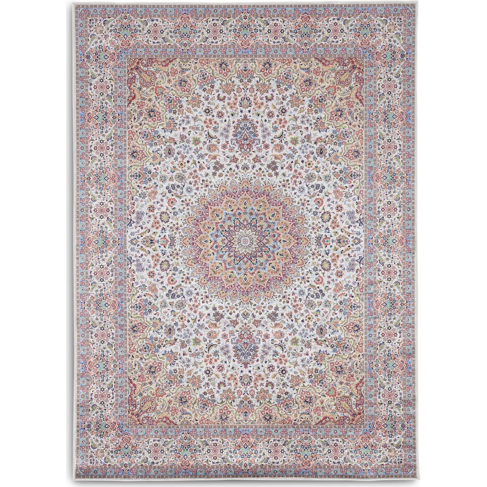 tiede blue area rug  x    