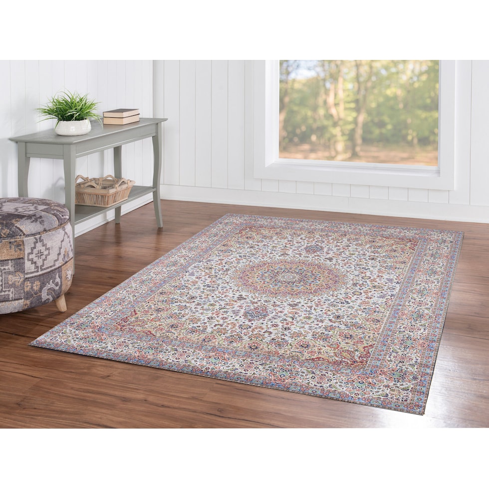 tiede blue area rug  x    