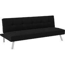 tiegan black futon   