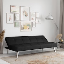 tiegan black futon   