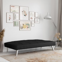 tiegan black futon   