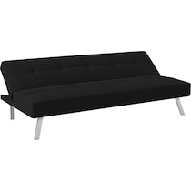 tiegan black futon   