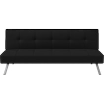 tiegan black futon   