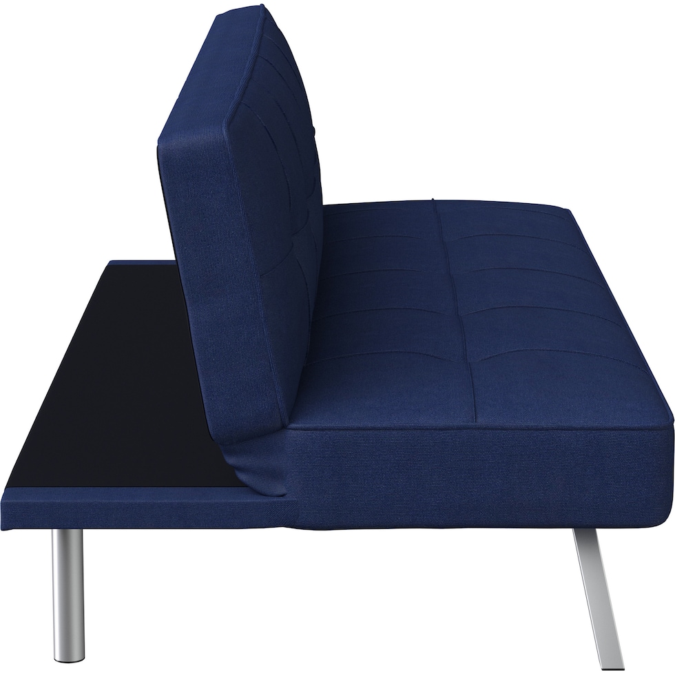 tiegan blue futon   