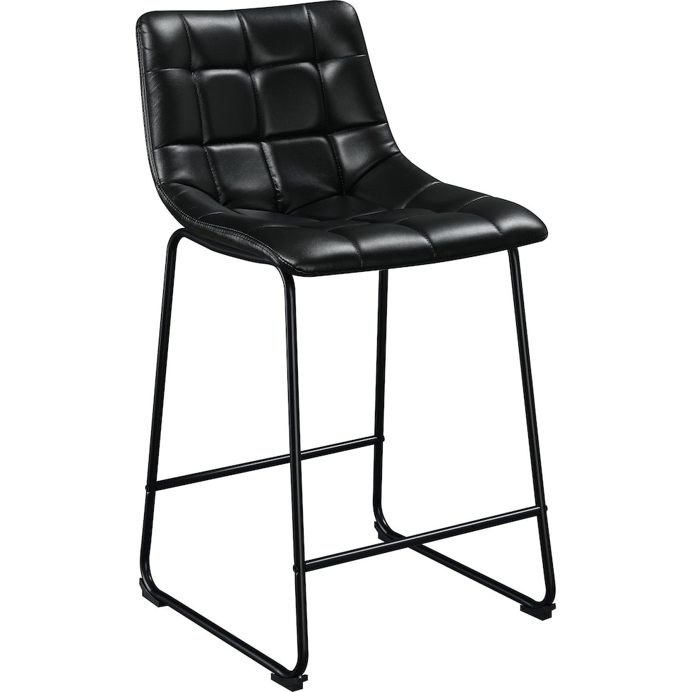 tillamook black counter height stool   