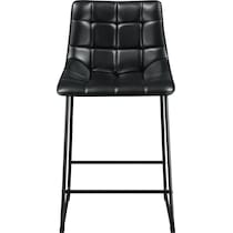 tillamook black counter height stool   
