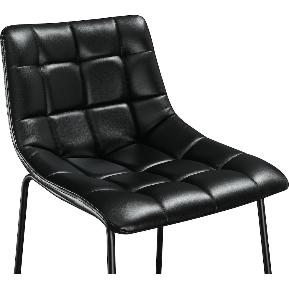 tillamook black counter height stool   