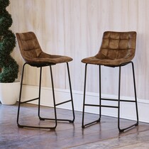 tillamook dark brown bar stool   