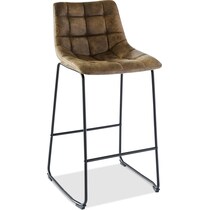 tillamook dark brown bar stool   