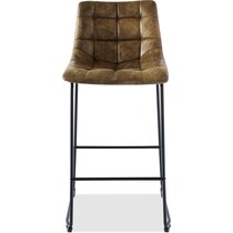 tillamook dark brown bar stool   