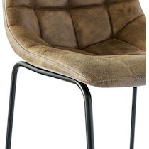 tillamook dark brown bar stool   