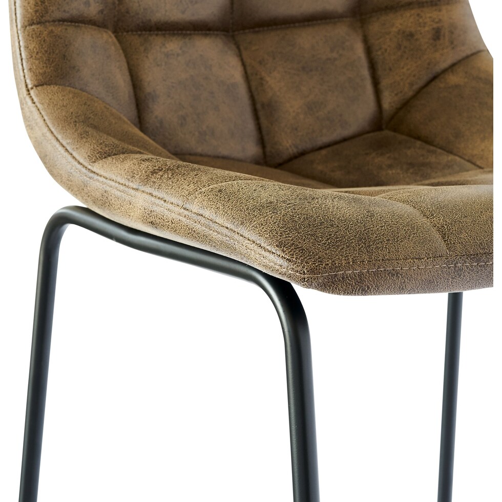 tillamook dark brown bar stool   