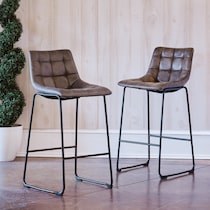 tillamook gray bar stool   