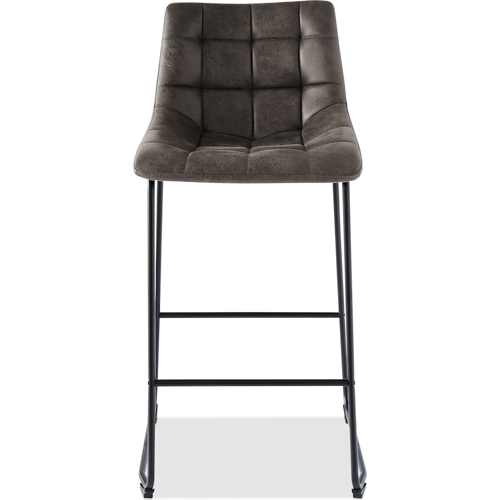 tillamook gray bar stool   