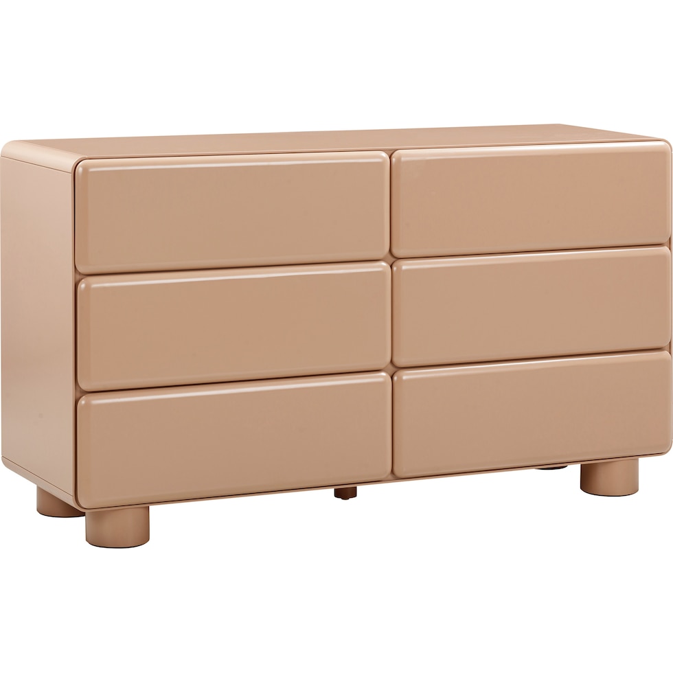 tischa light brown dresser   