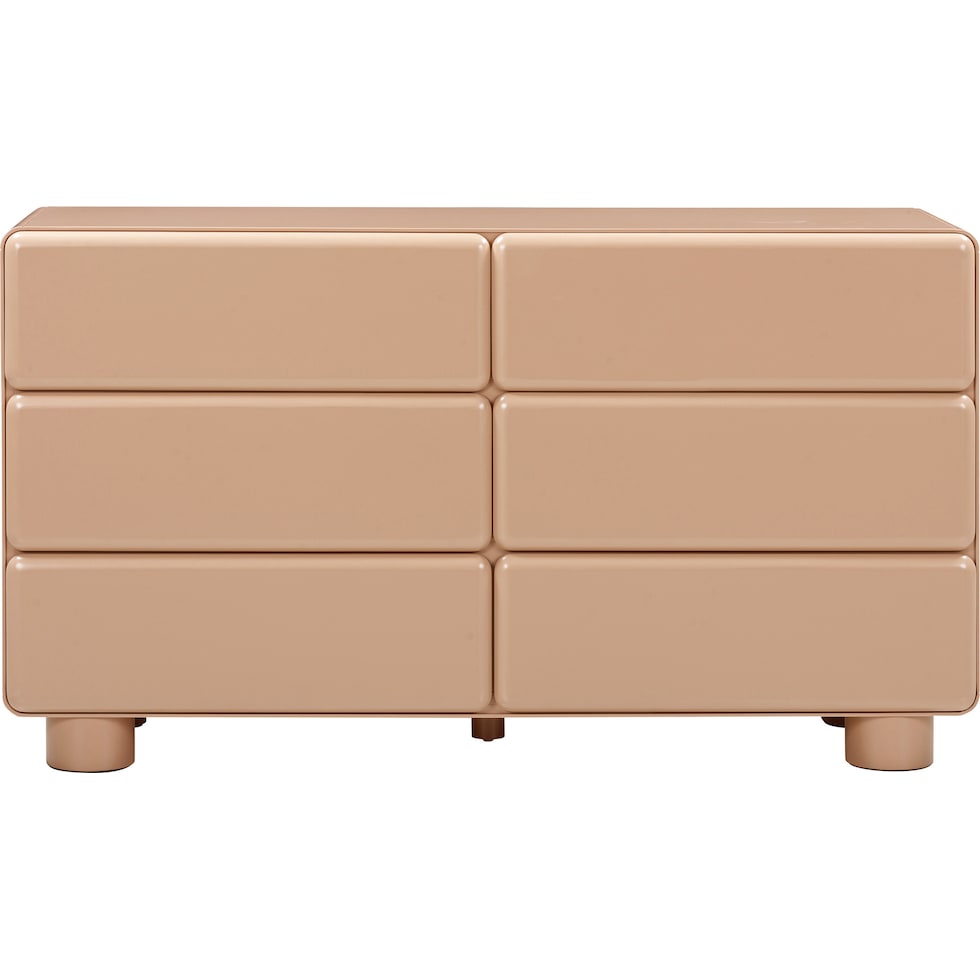 tischa light brown dresser   