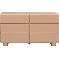 tischa light brown dresser   