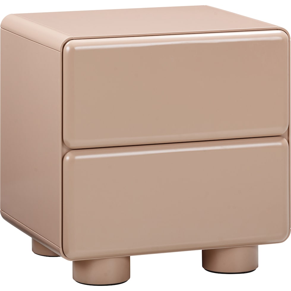 tischa light brown nightstand   